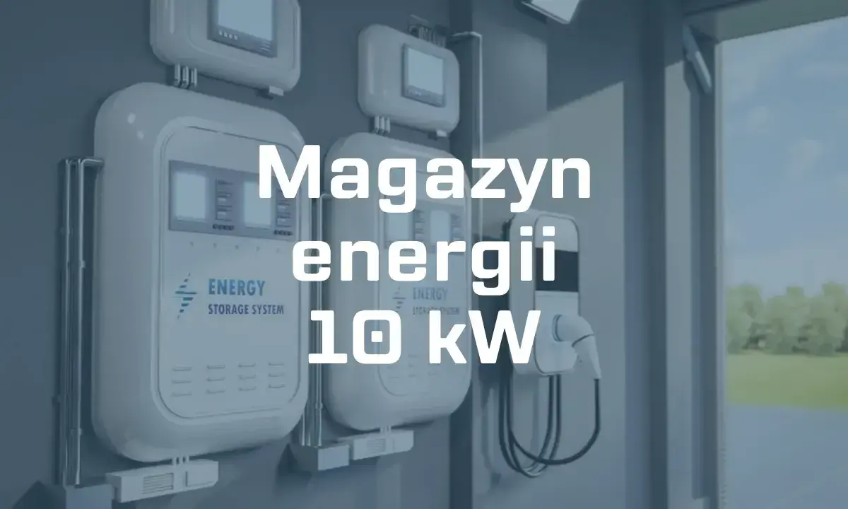Magazyn energii 10 kW - zobacz, jak długo wystarczy do zasilenia Twojego domu. Dwa białe urządzenia z ekranami i kablem do ładowania.