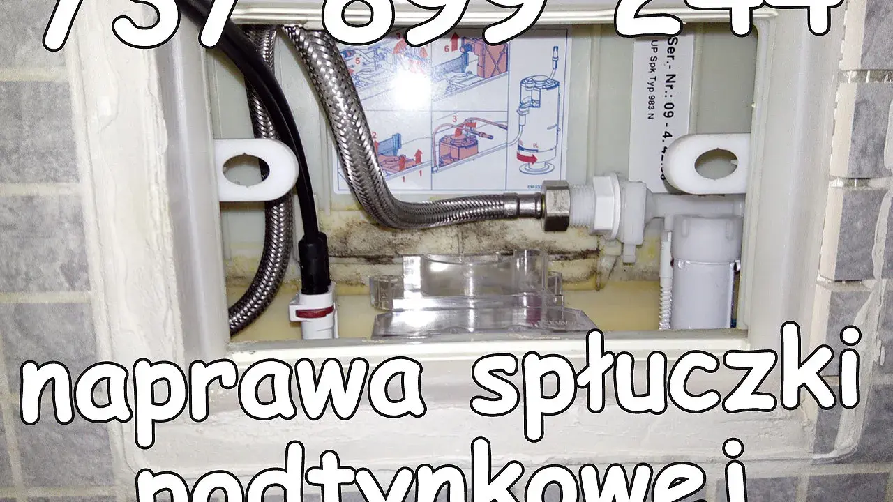 Profesjonalna naprawa spłuczki podtynkowej. Zadzwoń 737 899 244.