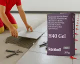 Układanie płytek na zewnątrz? Ten klej H40 Gel Kerakoll to idealny wybór.