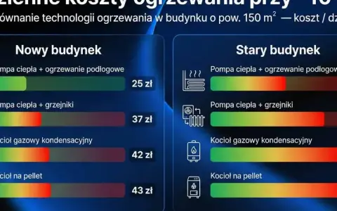 Porównanie kosztów ogrzewania domu 150 m² zimą. Sprawdź, jakie ogrzewanie do domu będzie najtańsze: pompa ciepła czy kocioł gazowy.