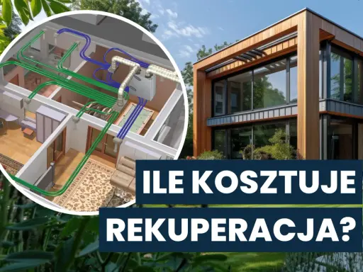 Centrala wentylacyjna z odzyskiem ciepła w nowoczesnym domu. Rekuperacja to klucz do oszczędności i komfortu.