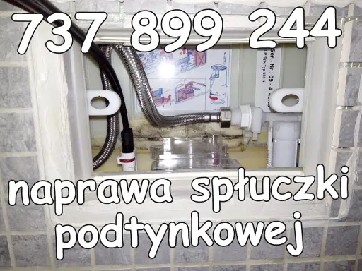 Profesjonalna naprawa spłuczki podtynkowej. Zadzwoń 737 899 244.